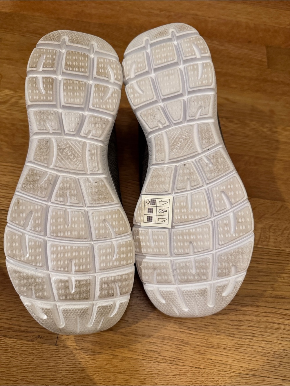 Skechers Gray and Purple Slip-On Athletic Sneakers - Picture 6 of 8